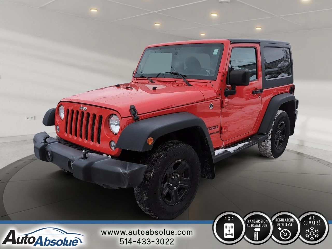 2017 Jeep Wrangler Sport Image principale